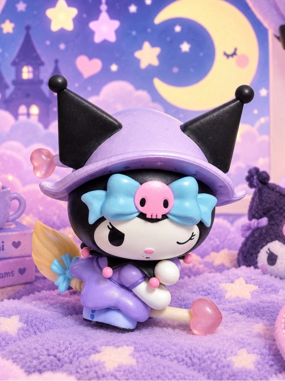 Purple Witch Kuromi Figurine Sanrio from Miniso’s Magic Stories Series